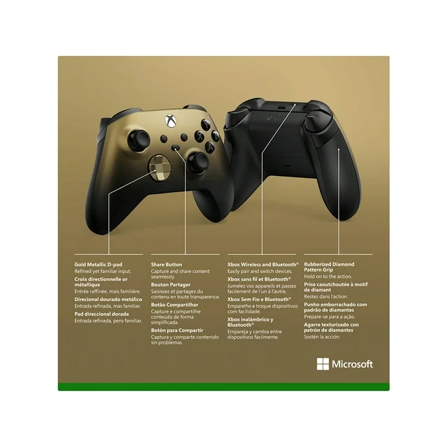 Xbox Series Wireless Controller – Gold Shadow Xbox Series Wireless Controller – Gold Shadow